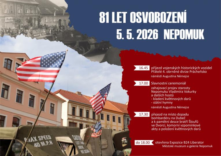 81&nbsp;let osvobození Nepomuku