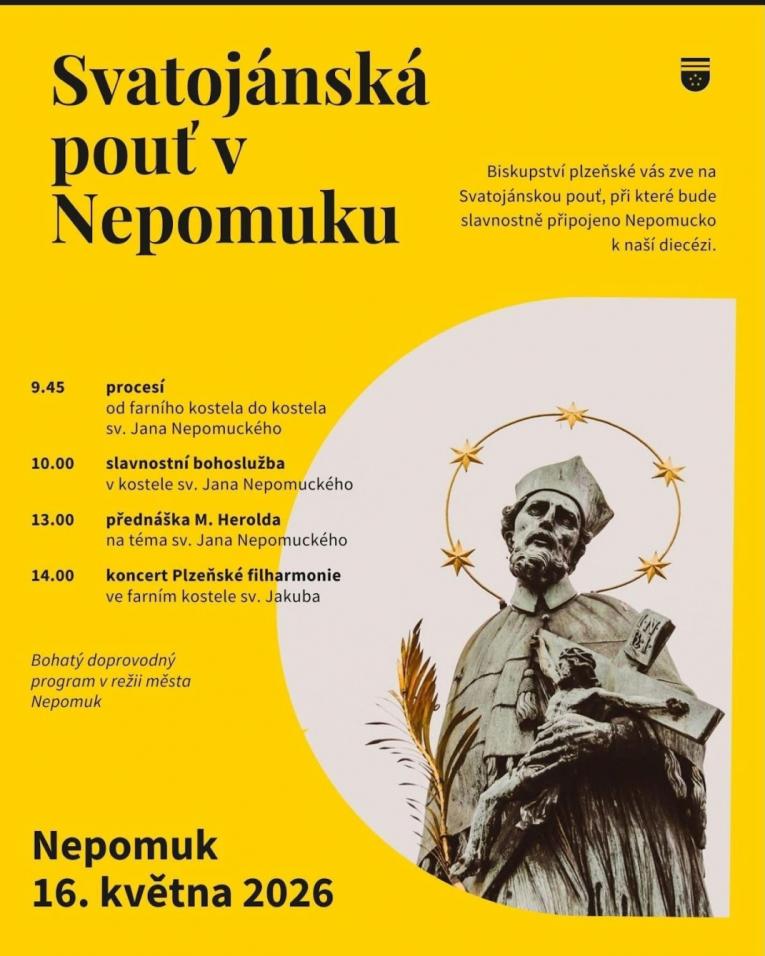 Svatojánská pouť v&nbsp;Nepomuku: Připojení Nepomucka k&nbsp;plzeňské diecézi