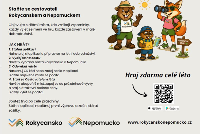 Prázdninová hra na Rokycansku a Nepomucku 