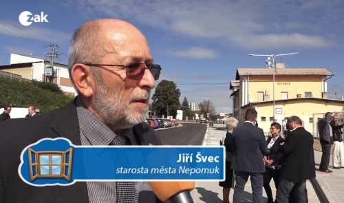 Otevření přestupního uzlu v reportáži TV ZAK