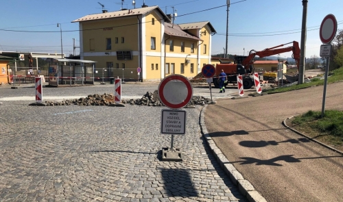 Modernizace železniční trati+video