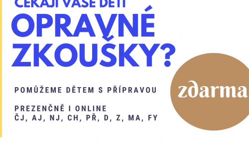 Doučování na opravné zkoušky zdarma