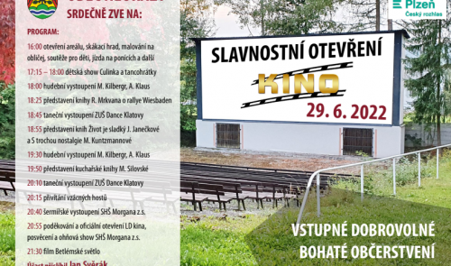 Slavnostní otevření kina v Neurazech proběhne 29.6.2022