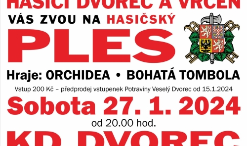 Hasičský ples 27.1.2024