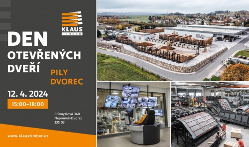 Den otevřených dveří KLAUS Timber 12.4.2024