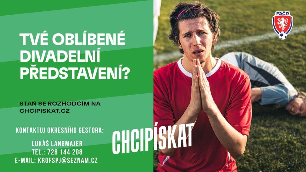 Chci pískat - Nábor nových rozhodčích - PLAKÁT