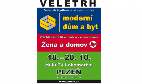 Pozvánka na veletrh MODERNÍ DŮM A BYT & ŽENA A DOMOV 18.-20.10.2024