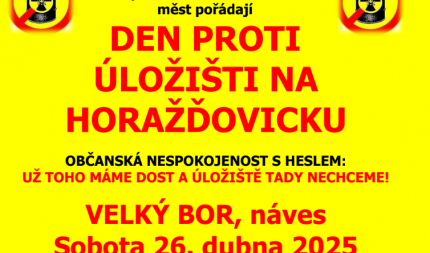 Pozvánka na  Den proti úložišti 26.4.2025