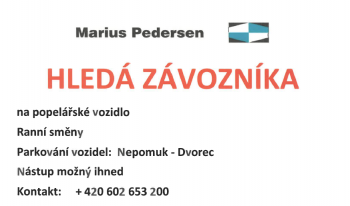 Marius Pedersen hledá závozníka