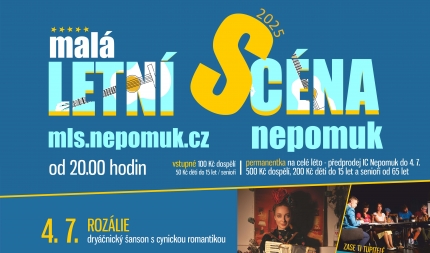 Malá letní scéna představila program na léto 2025
