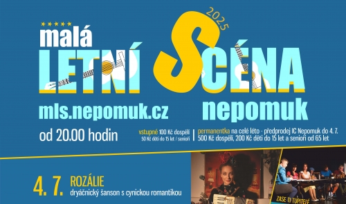 Malá letní scéna představila program na léto 2025