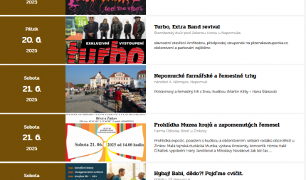 Bohatý kulturní víkend se blíží