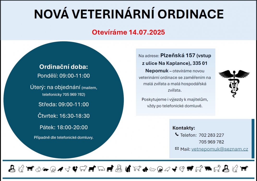 otevření veterinární ordinace