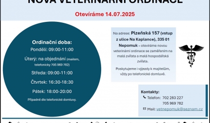 Otevření nové veterinární ordinace