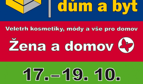 Pozvánka na veletrh MODERNÍ DŮM A BYT & ŽENA A DOMOV 17.-19.10.2025