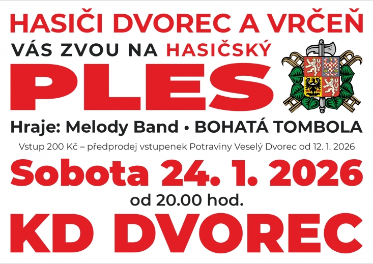 PLES SDH DVOREC - plakát