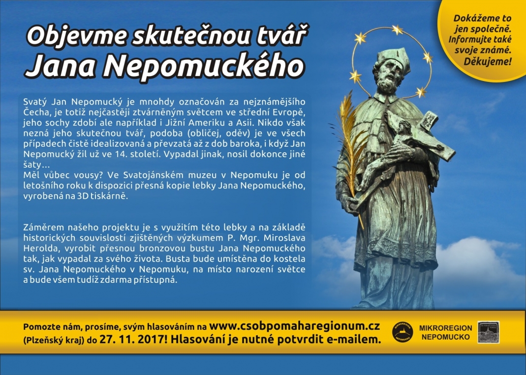 Objevme skutečnou tvář Jana Nepomuckého