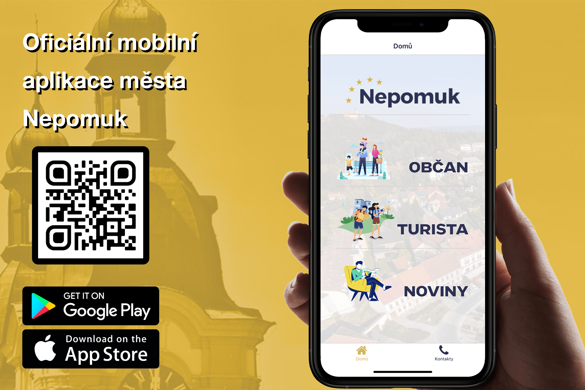 Oficiální mobilní aplikace města Nepomuk