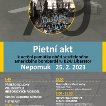 Pietní akt - plakát