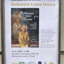 Nová publikace byla představena 19.6.2023 v Plzni - Setkávání s paní Hanou