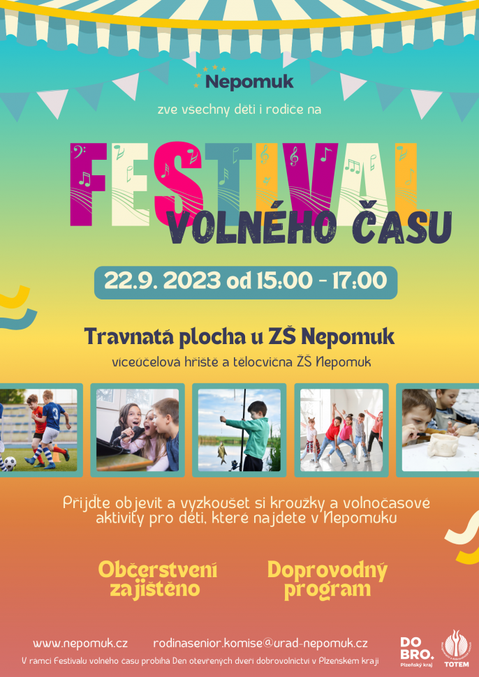 Plakát k akci Festival volného času