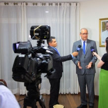 Nepomuk se představil v hlavním městě Brazílie
