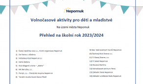 Ilustrativní obrázek - Přehled volnočasových aktiviti pro děti a mladistvé