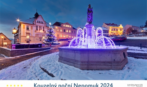 Potěšte své blízké vánočním dárkem z nepomuckého infocentra - Kouzelný noční Nepmuk 2024 - kalendář