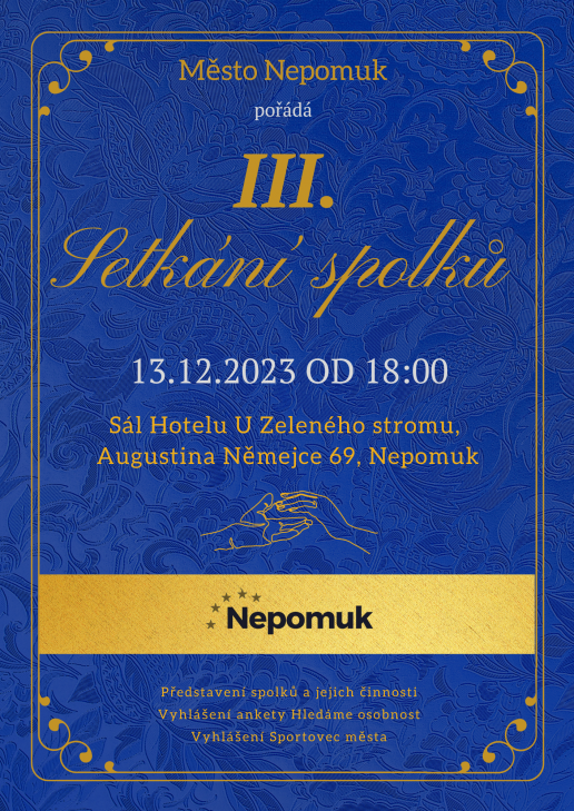 Plakát na III.Setkání spolků