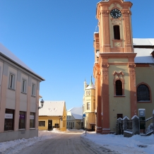 Zasněžený Nepomuk