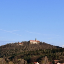 Pohled na zámek Zelená Hora