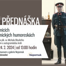 Nepomuk - 80 let od sestřelení Liberatoru - vzpomínka 24. 2. 2024 - plakát Přednáška