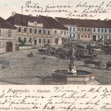 MĚSTSKÝ ÚŘAD NEPOMUK archivní fotografie 