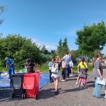 TŘÍDÍME  S ROZUMEM - Parkoviště u bazénů, Nepomuk 5.6.2024 - foto Hana Staňková