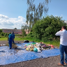 TŘÍDÍME  S ROZUMEM - Parkoviště u bazénů, Nepomuk 5.6.2024 - foto Hana Staňková