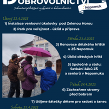 Dny dobrovolnictví 22.-27.4.2025 - plakát 1