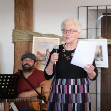 Marie Bílková - vernisáž výstavy Ladislav Čáslavský a jeho obrazy