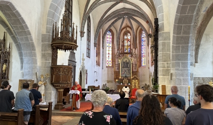 Svatojakubskou pouť obohatil sbor Canto nepomucenum