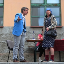 Ohlédnutí - divadelní spolek Smečka na Malé letní scéně 25.7.2025 - Foto Milan Demela