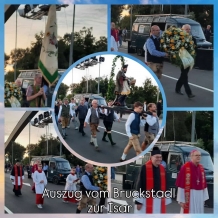 Svatojánské vodní procesí v Plattlingu