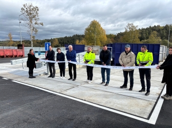 Sběrný dvůr ve Dvorci byl modernizován