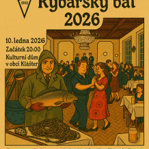 Rybářský bál 10.1.2026 - plakát