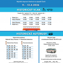 Železniční víkend na Plzenecké železnici 11.-12.4.2026