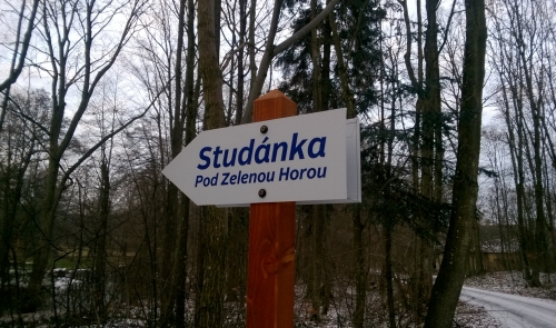 Rekonstruovaná studánka pod Zelenou Horou
