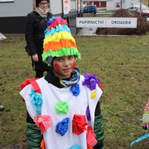 Dětský masopust organizovaný MC Beruška a Pionýrem Nepomuk. 19.2.2023