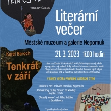 Plakát - Literární večer