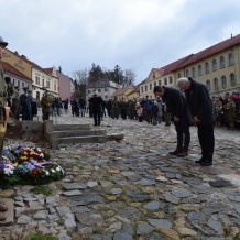 25. února se uskutečnil tradiční pietní akt k uctění památky obětí sestřeleného amerického bombardéru B-24J Liberator