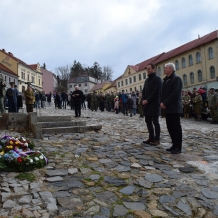 25. února se uskutečnil tradiční pietní akt k uctění památky obětí sestřeleného amerického bombardéru B-24J Liberator